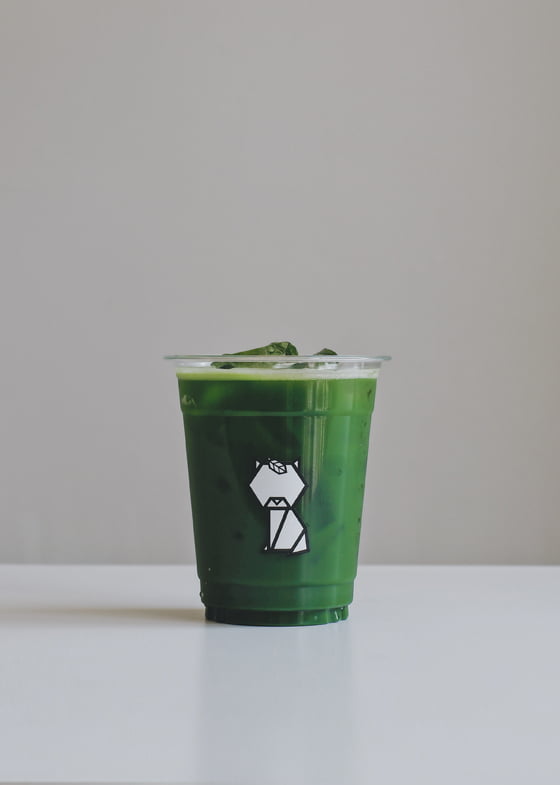 Iced KIKU Matcha Tea