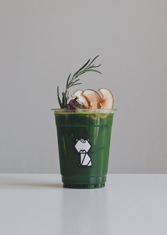 Iced Apple Asam Boi Matcha Mocktail