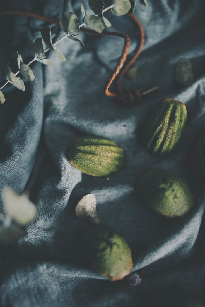 Mini Matcha Madeleines