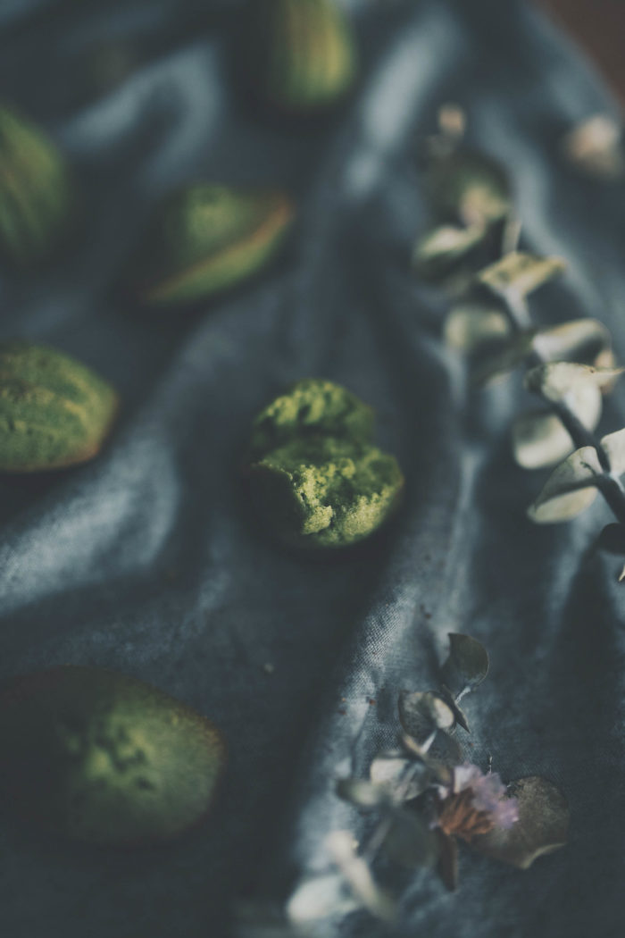 Mini Matcha Madeleines