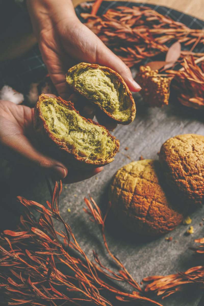 Matcha Melon Bread Recipe - Niko Neko Matcha