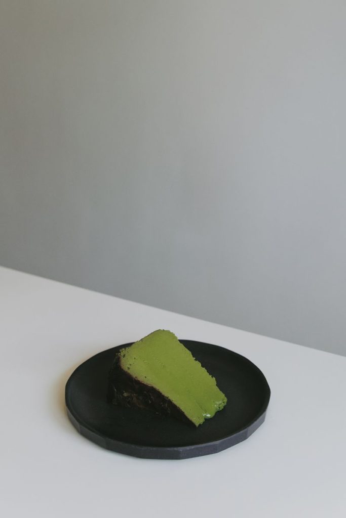 The Tokyo Restaurant Matcha Burnt Cheesecake Recipe - Niko Neko Matcha Dessert Recipes using YURI / Matcha Powder