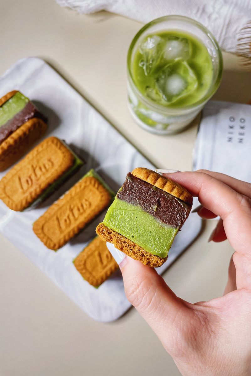 Genmaicha Chocolate Sandwich Cookie