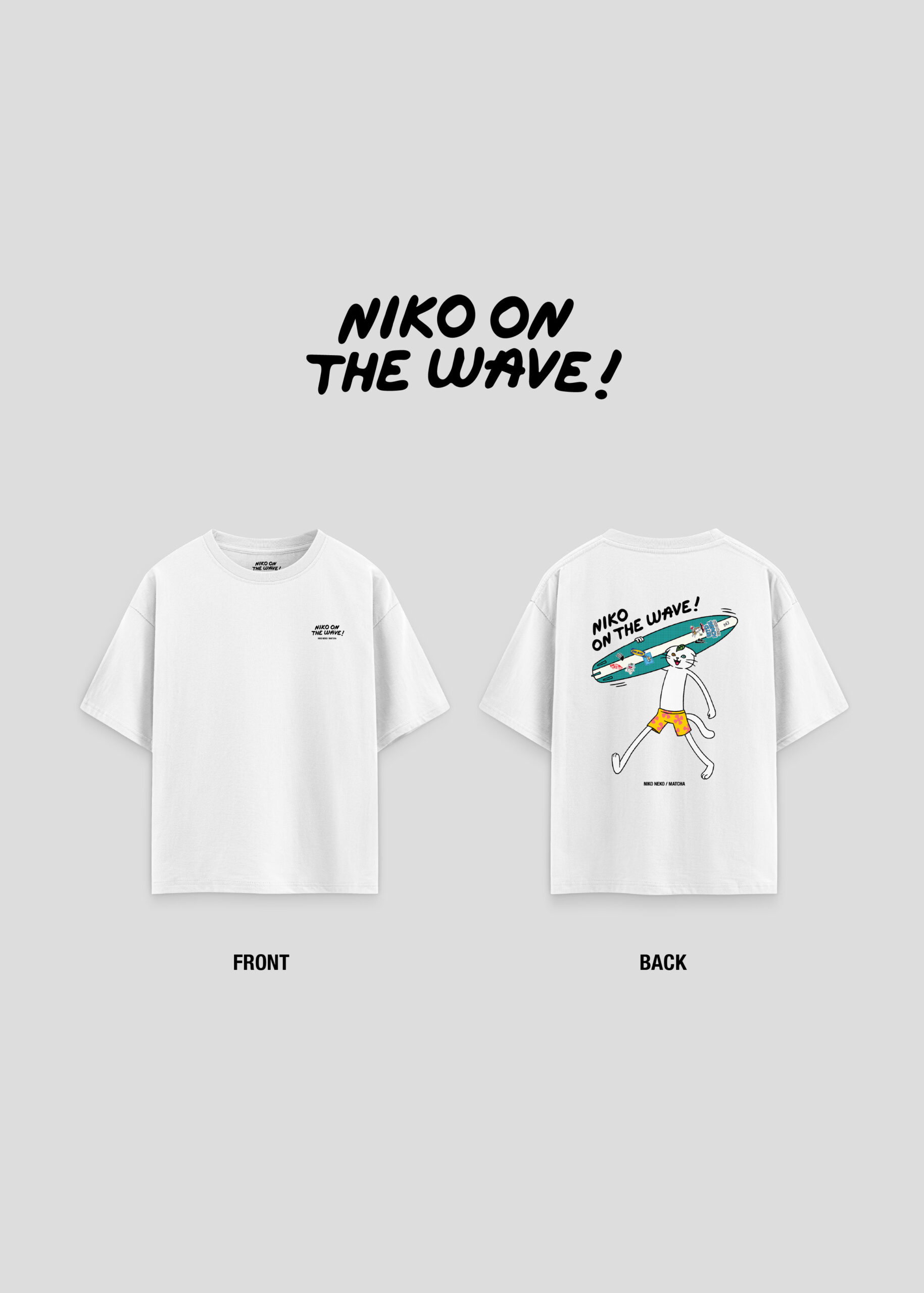 NIKO NEKO / NIKO ON THE WAVE TEE - Image 2