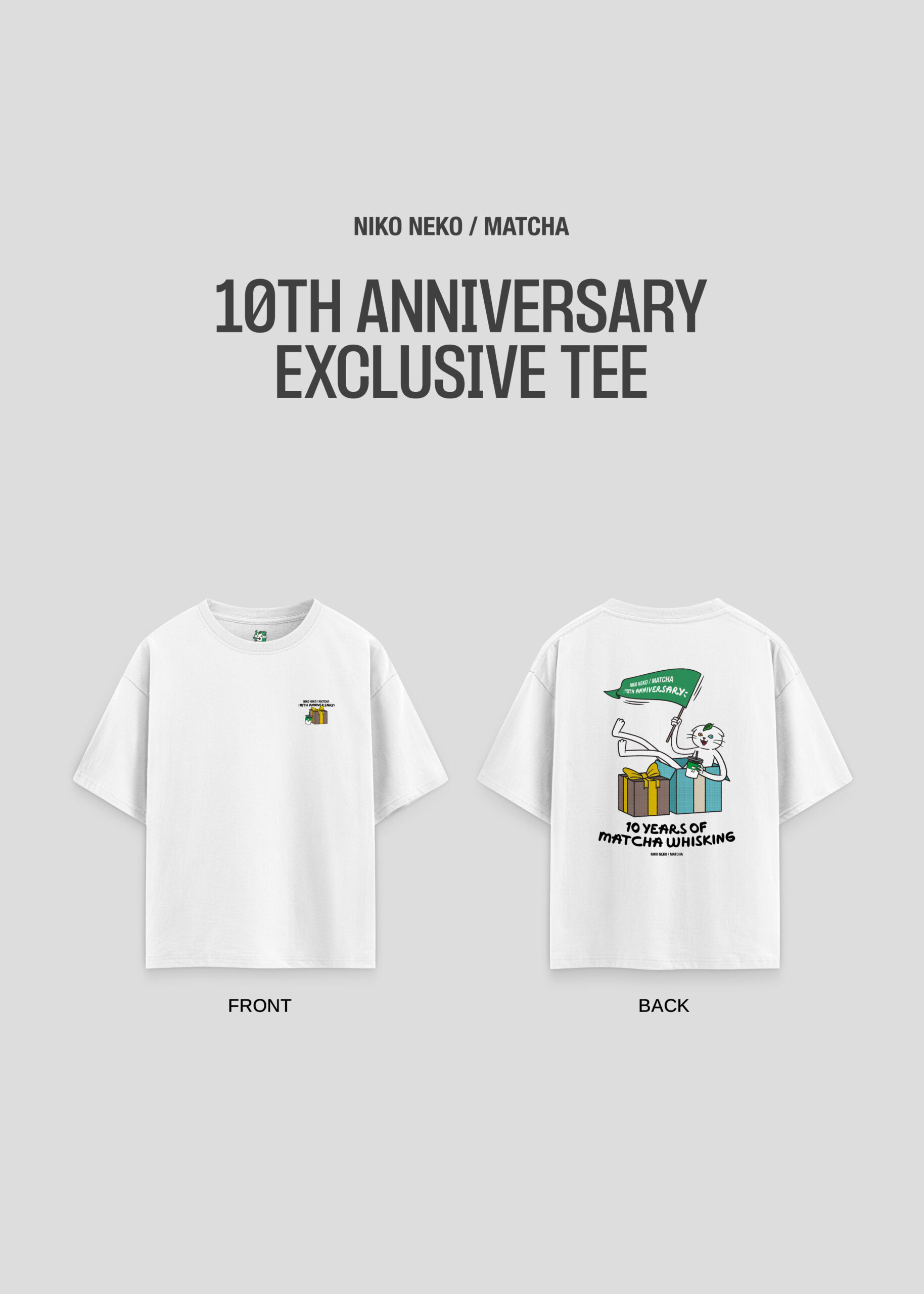 NIKO NEKO / 10TH ANNIVERSARY EXCLUSIVE TEE - Image 2